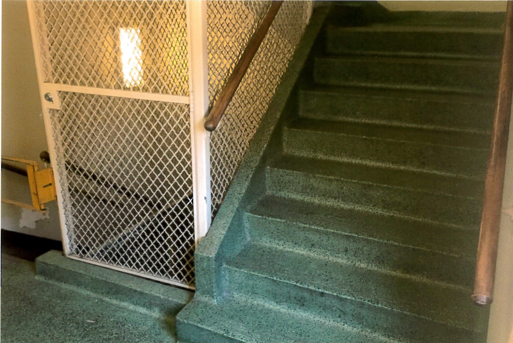 Typical interior stairwell 